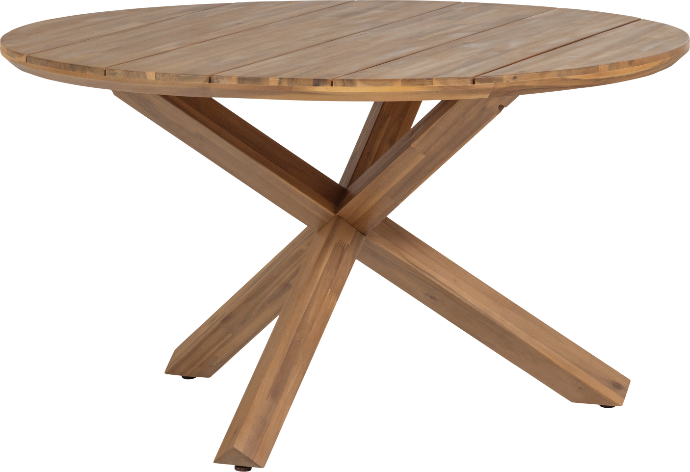 Udendørs Spisebord Woood Collection Rundt Akacietræ ø135 Trebenet Design Fsc Natur