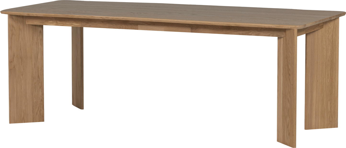 Spisebord Woood Tablo 220x100 Egetræ Natur Lak Fsc Mix