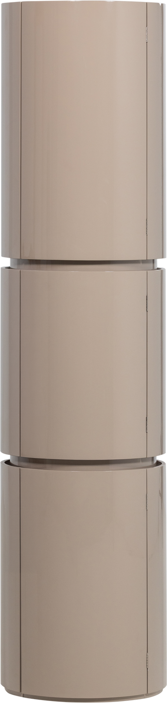 Vinskab Woood Collection Sera  Sand Beige Højglans Mdf  H188    ø45      Hylder  Fsc-certificeret