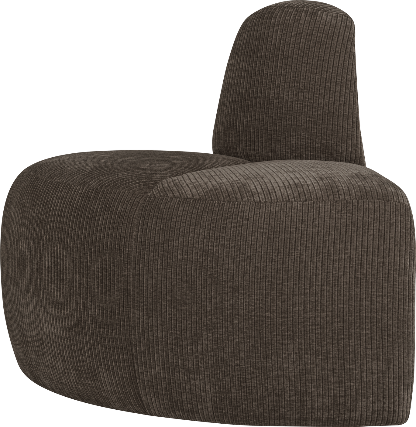 Spisebænk Sofabænk Woood Mojo  Brun Ribstof 100  Polyester  Fsc-træstel  B100