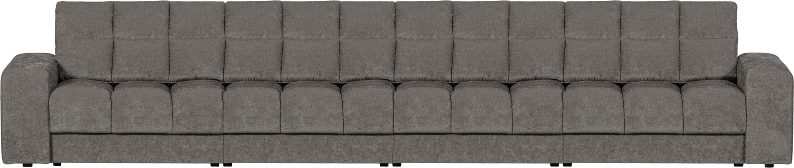 -personers Sofa Woood Second Date Grå Stof Modulsofa Med Fleksible Kombinationer