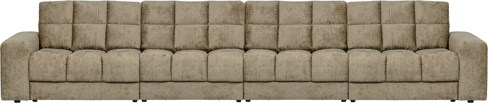 -personers Sofa Woood Second Date Lysegrå Velour Polyester L406 B99 H78