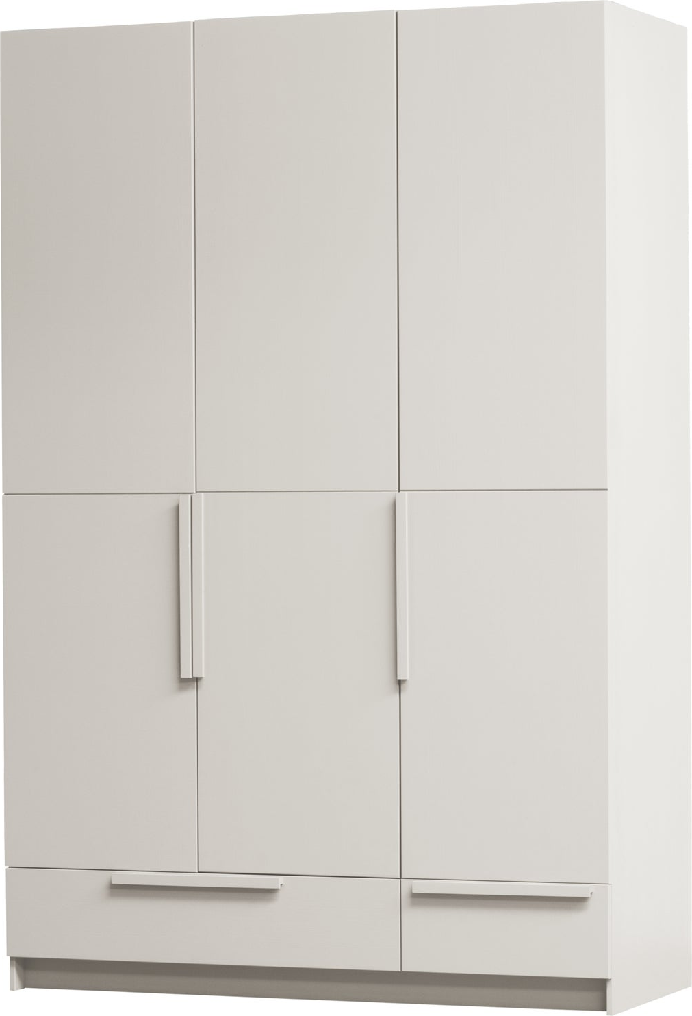 Garderobeskab Woood Pure -dørs Fsc-certificeret Fyrretræ Beige H215xb142xd60 Soft-close Metalstang