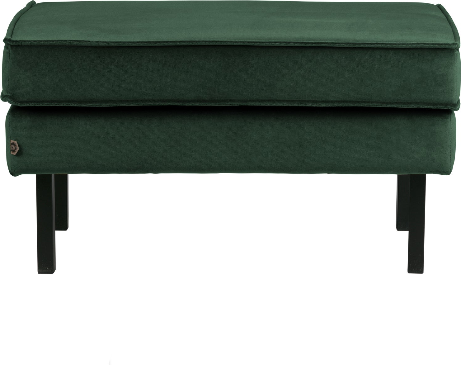 Skammel Puf Woood Rodeo Skovgrøn Jarra-velour H45ã B84ã D54