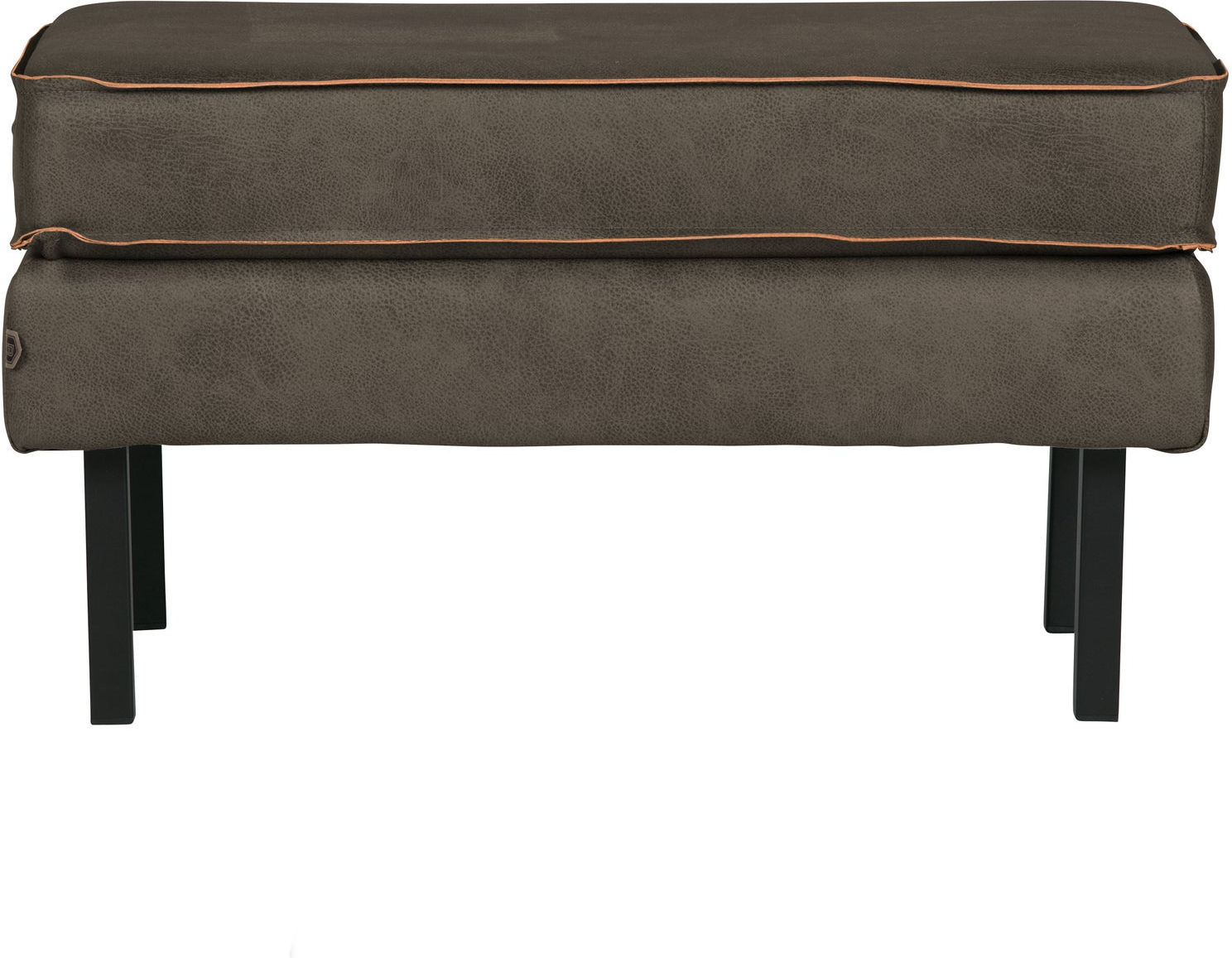 Skammel Woood Rodeo Puf Armygrøn Ecoleather Fodskammel Ekstrasæde 84x54