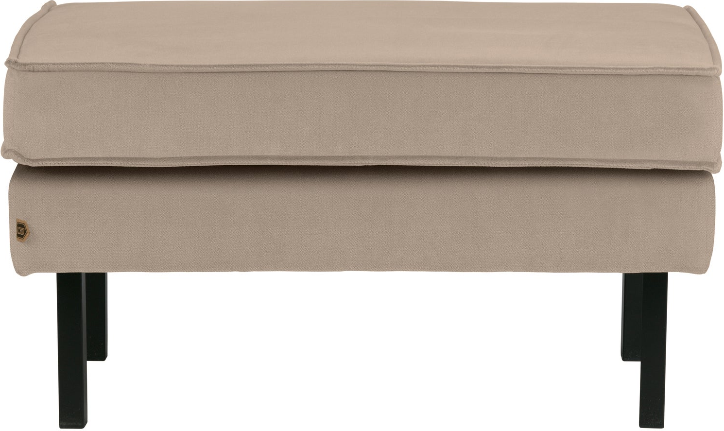 Skammel Puf Woood Rodeo Khakigrøn Velour H45ã B84ã D54