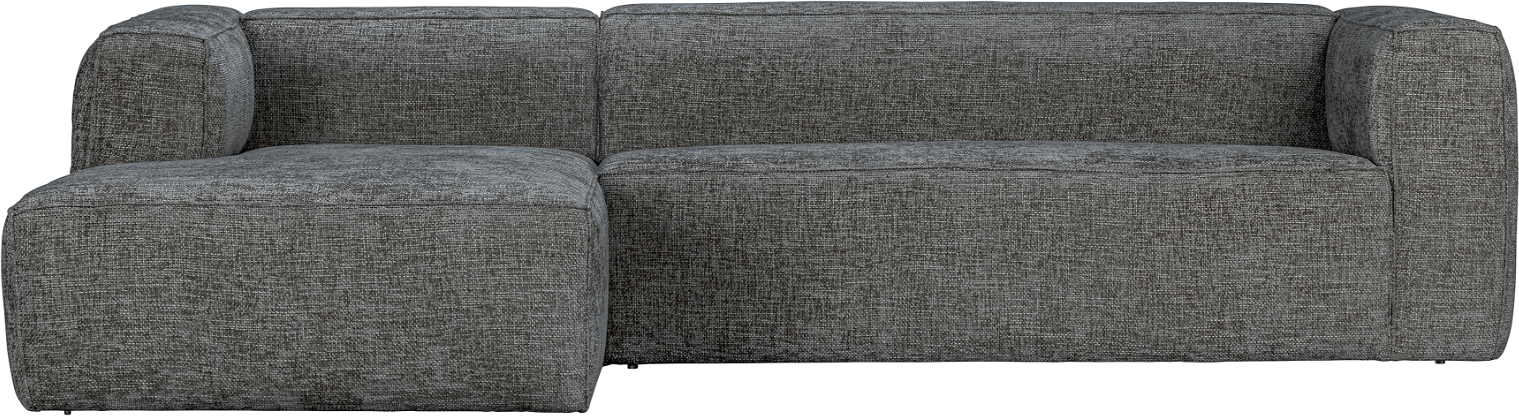 Venstrevendt Hjørnesofa Woood Bean - Mørkegrå Melange