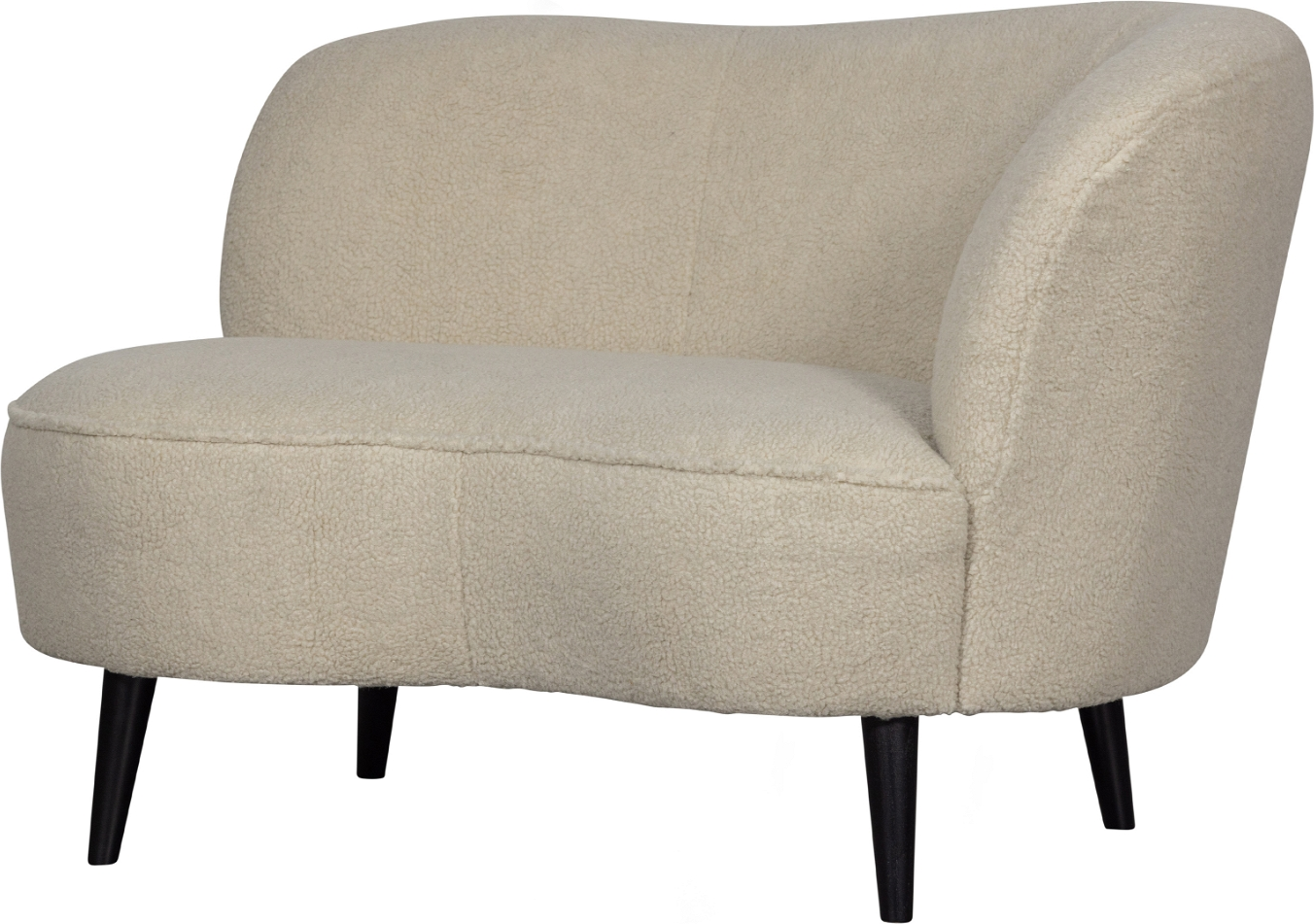 Woood Sara Right Loungesofa – Elegant Hvid Polyester