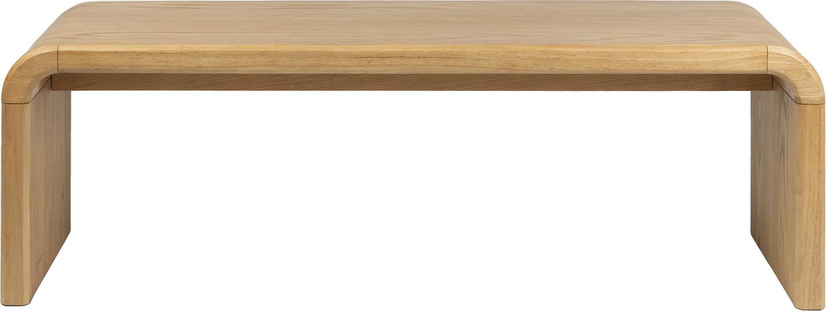 Entrébænk Zuiver Brave Mørk Sand Lakeret Egetræ Mdf H45xb140xl38