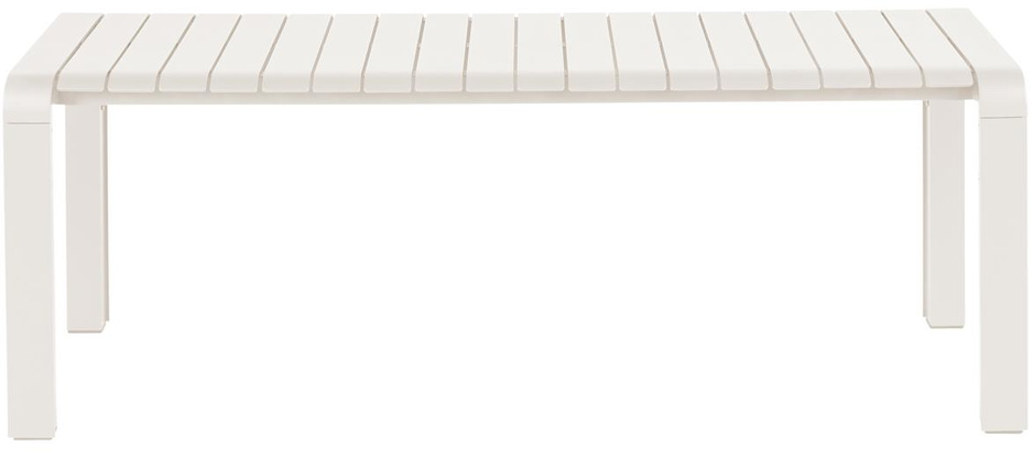 Udendørs Bænk Havebænk Zuiver Vondel Offwhite Aluminium 129