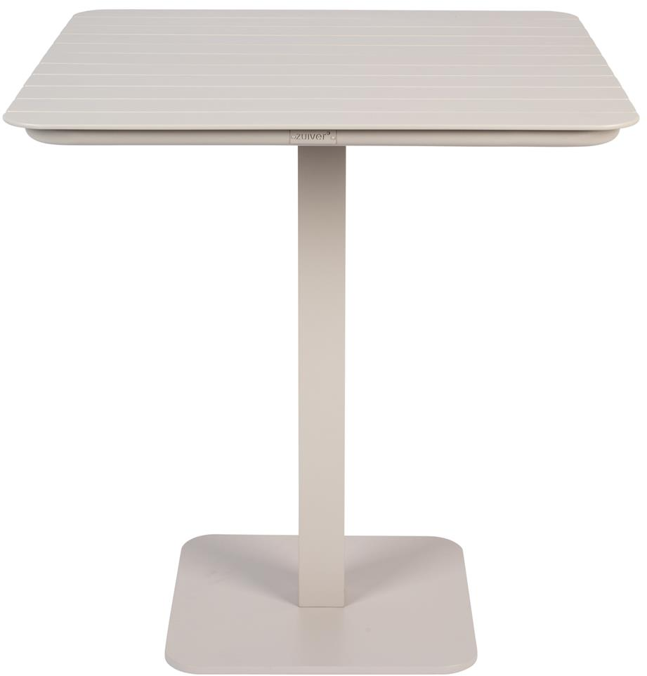 Udendørs Café-   Terrassebord Zuiver Vondel 71   71   H75 Pulverlakeret Aluminium Sølv