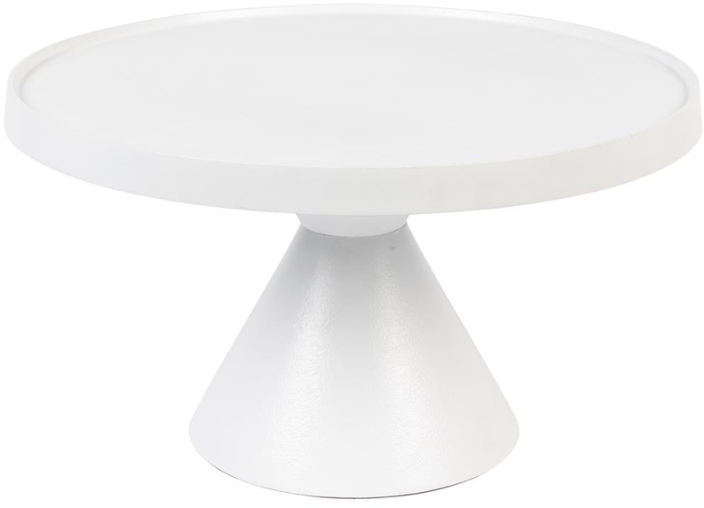 Sofabord Zuiver Floss Loungebord   60   Offwhite Aluminium