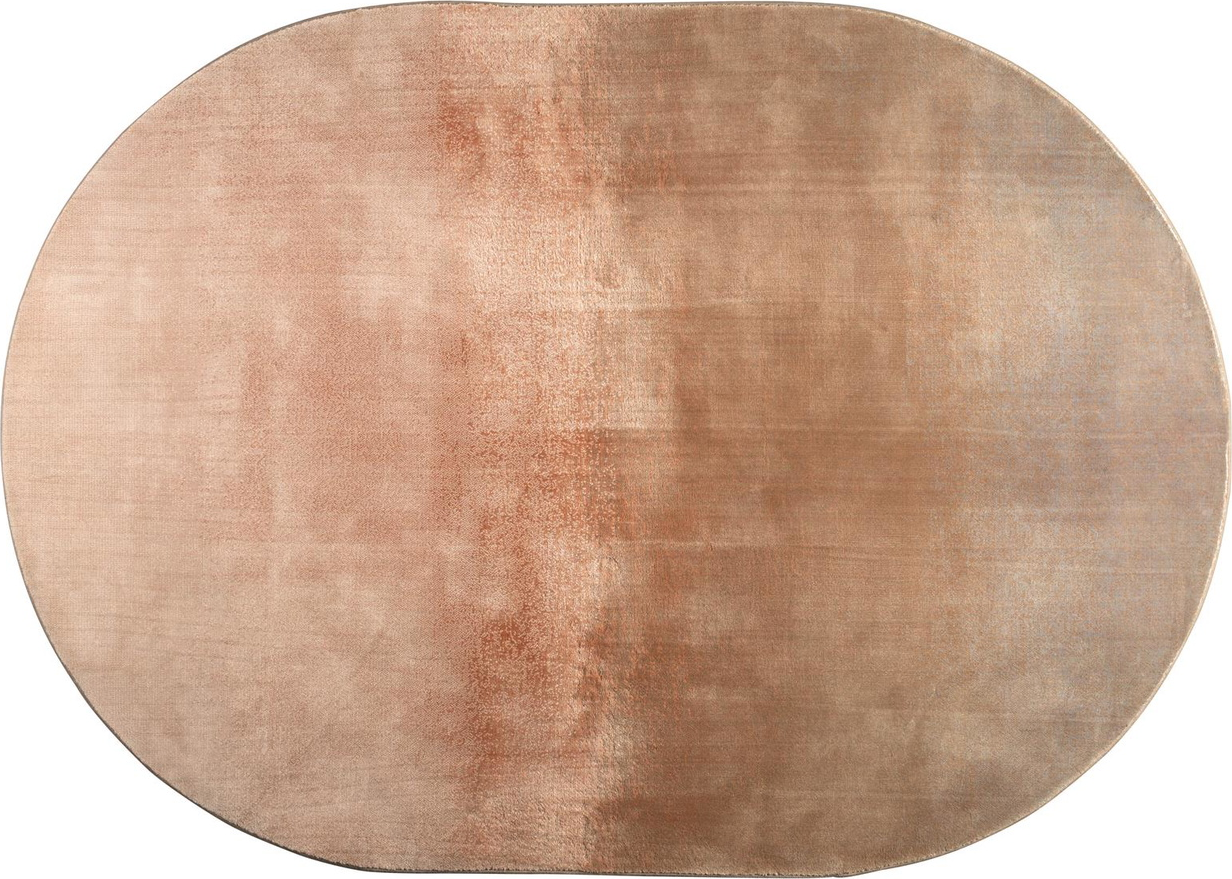 Gulvtæppe Zuiver Sunset Oval 160x230 Mørk Sand