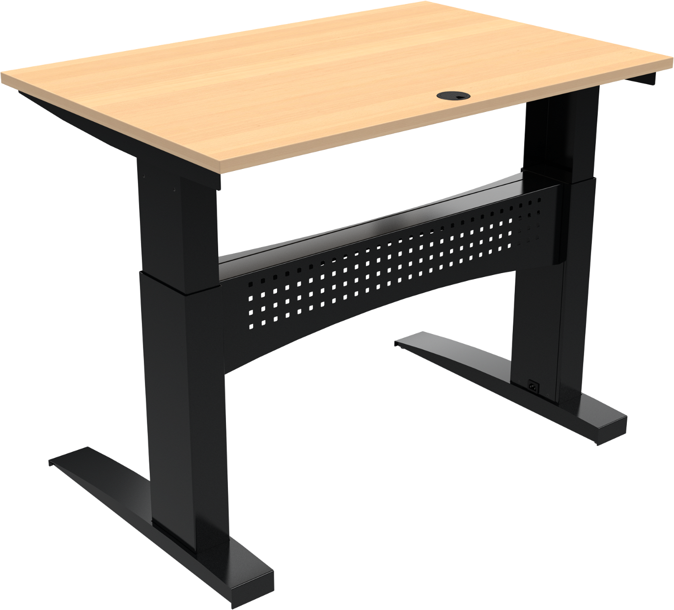 Justerbart Hæve-Sænkebord Zennord Flexdesk 120x80 cm