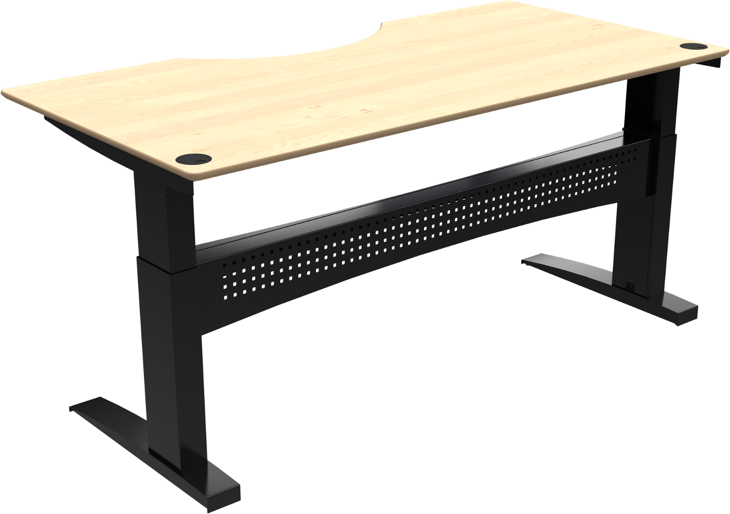 Zennord Flexdesk Ergonomisk Hæve-Sænkebord i Ahorn