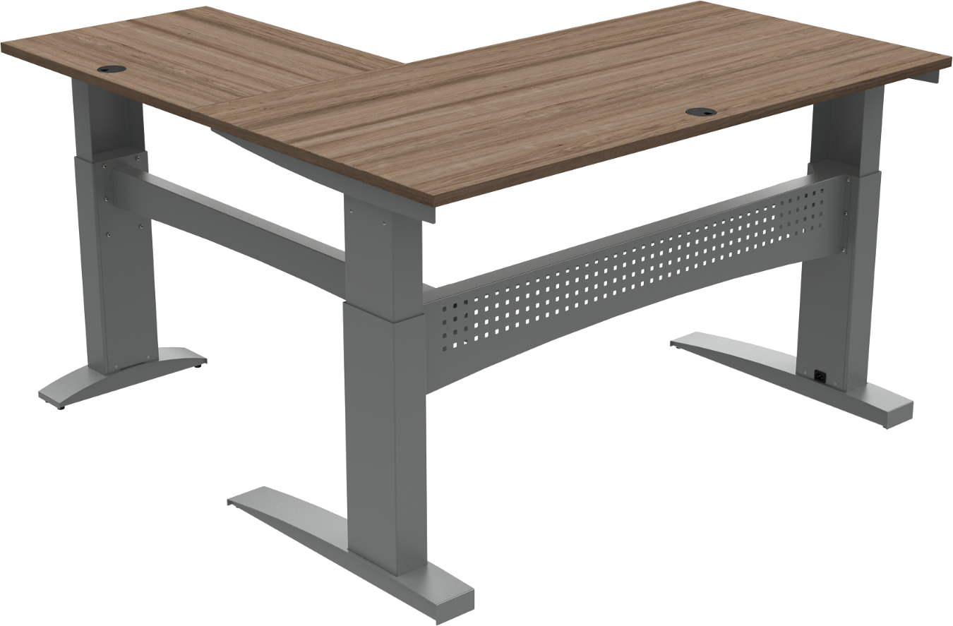 Trebenet Firkantet Hæve-/Sænkebord Zennord Flexdesk 501-11