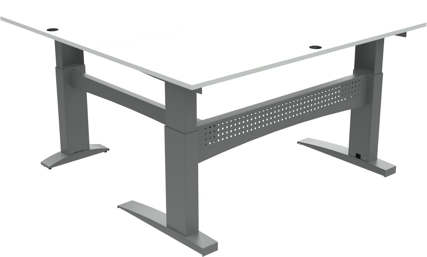 Tre-bens Hæve-/Sænkebord Flexdesk 501-11 fra Zennord