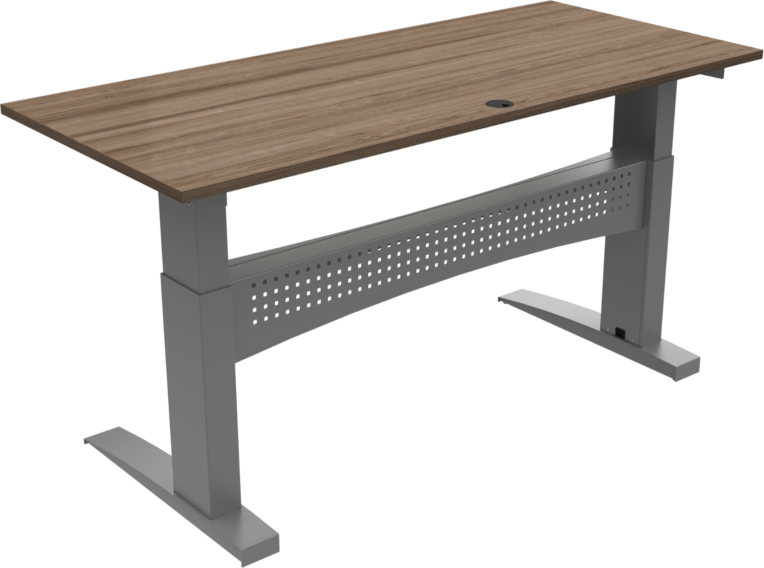 Hæve-Sænkebord Zennord Flexdesk 180x80 i Valnød