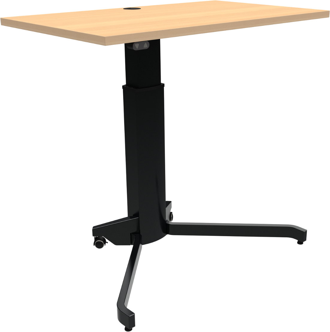 Elektrisk Hæve-sænkebord Zennord AeroTable i Bøg 120x60 cm