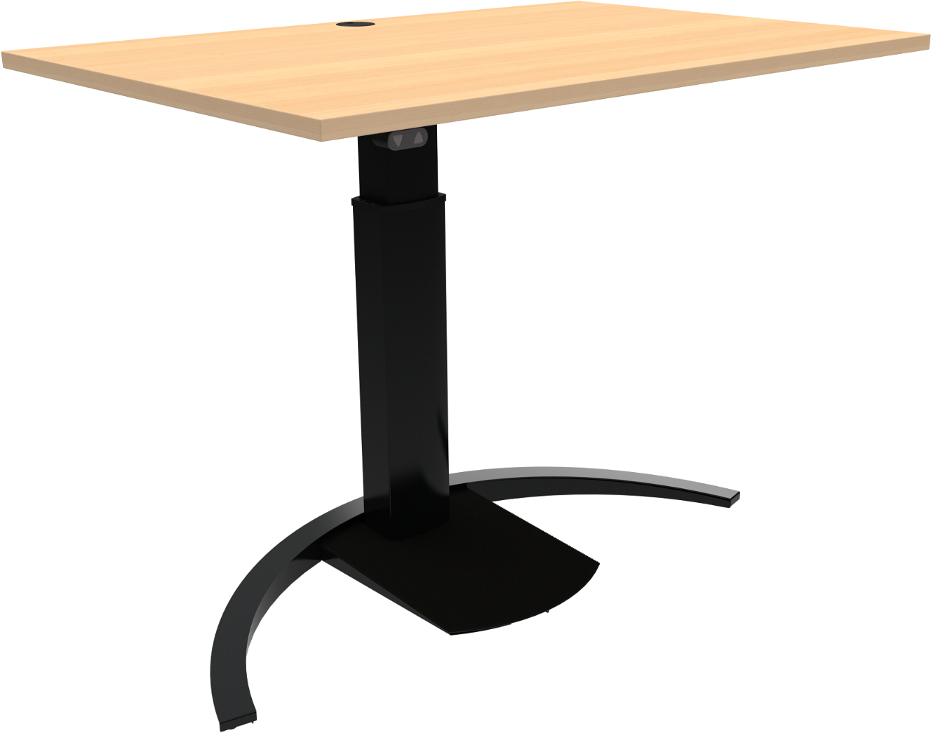 Ergonomisk Hæve-Sænkebord Zennord – Firkantet Design