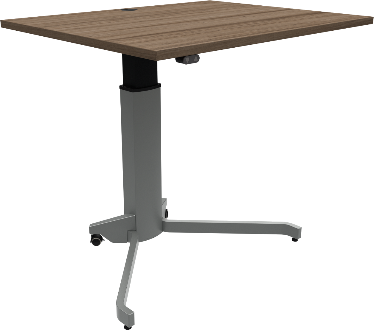 Hæve-/Sænkebord Zennord Zenrise Mørk Valnød - Fleksibelt Design