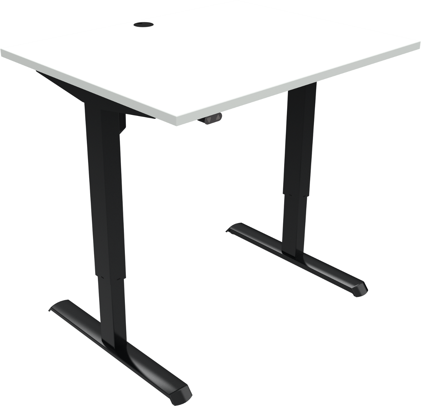 -bens Hæve-sænkebord Zennord Adaptdesk   Højdejusterbart 68-118    100x80    Hvid Sort