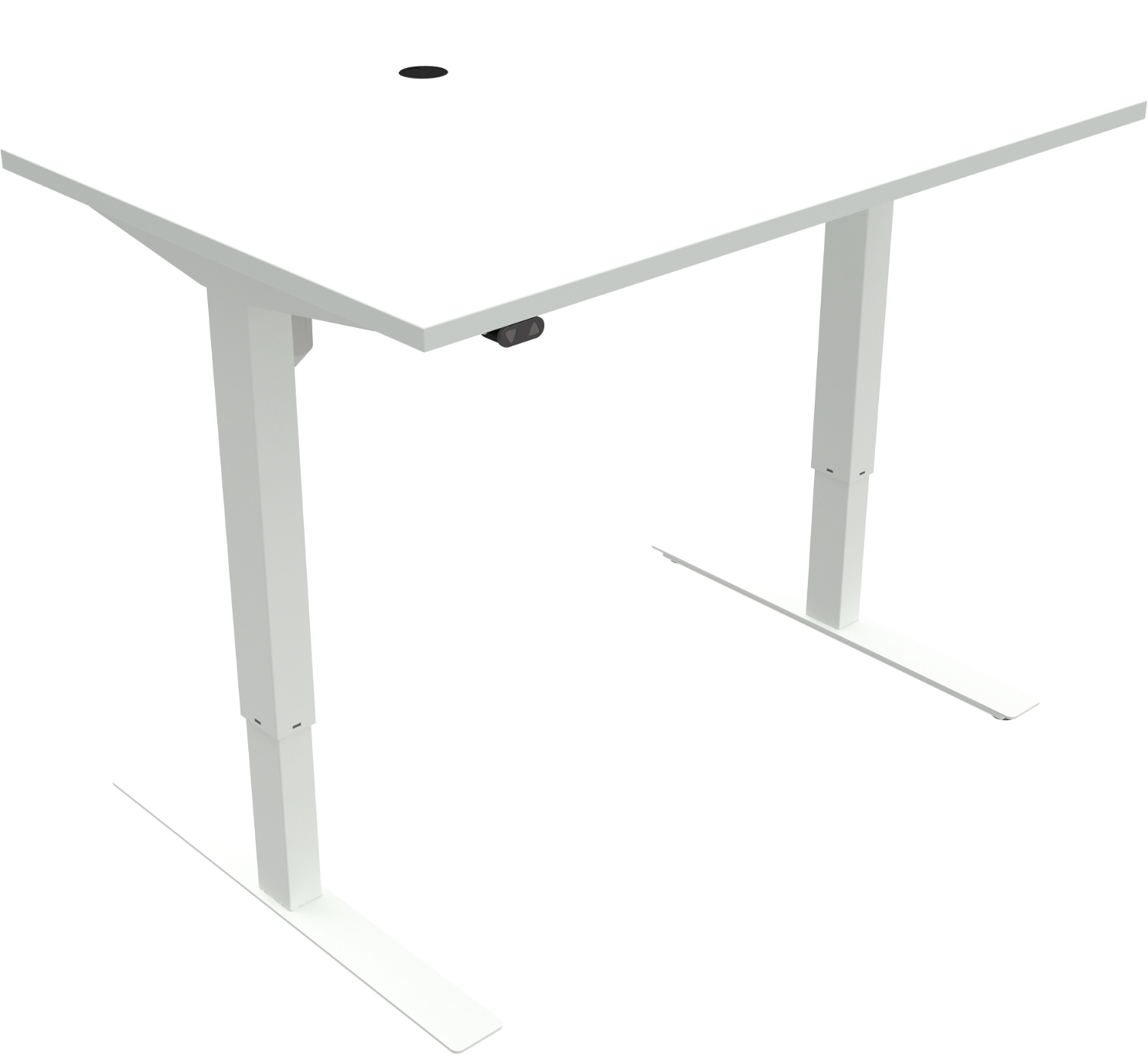 Ergonomisk Hæve-/Sænkebord Zennord Updown – Hvid Design