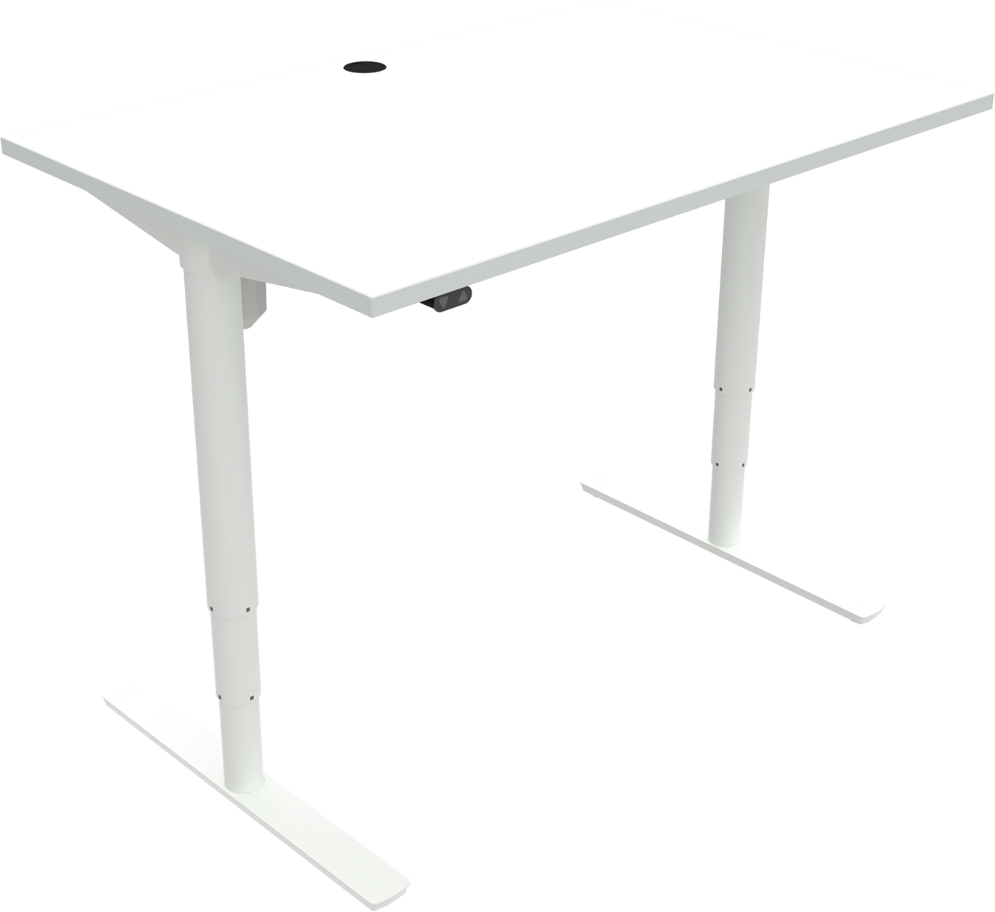 Hæve-/Sænkebord Zennord Comfortzone Hvid - Moderniser dit kontor!