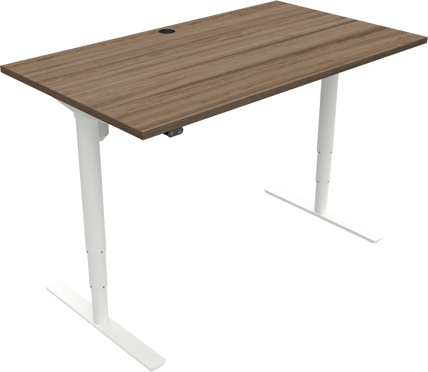 Hæve-Sænkebord Zennord Comfortzone i Valnød - Moderne Design
