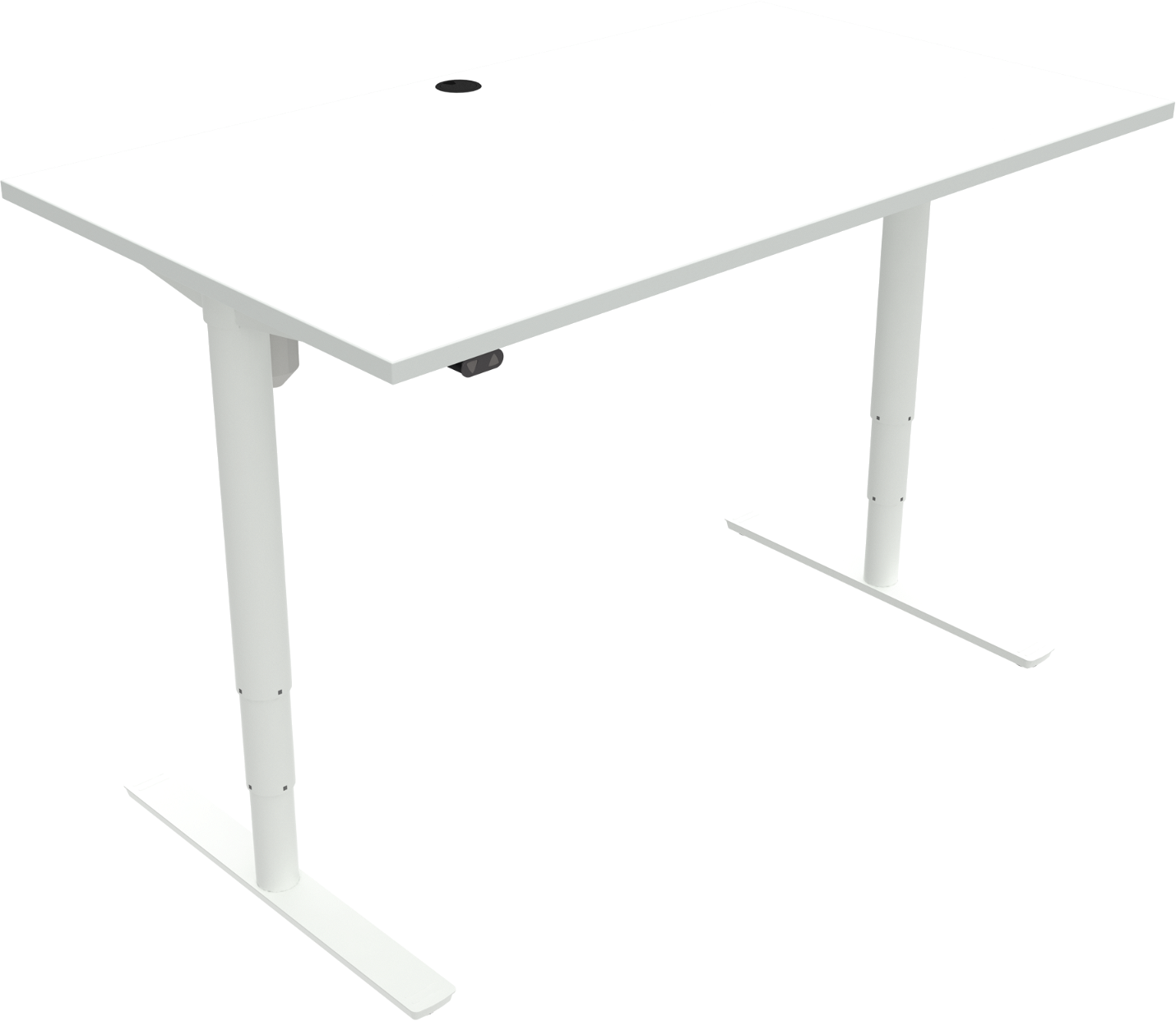 Hæve-/Sænkebord Zennord Comfortzone Hvid 140x80 cm - Ergonomi
