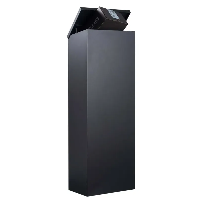 Allux 600 Sort    Udtag Bag   Ruko Lås Postkasse F54622