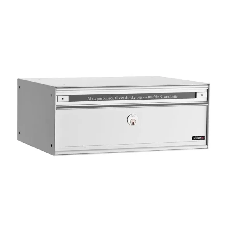 Allux Pc2 Uden Lås   Modul Hvid    Stållåge Systempostkasse F47855-4h