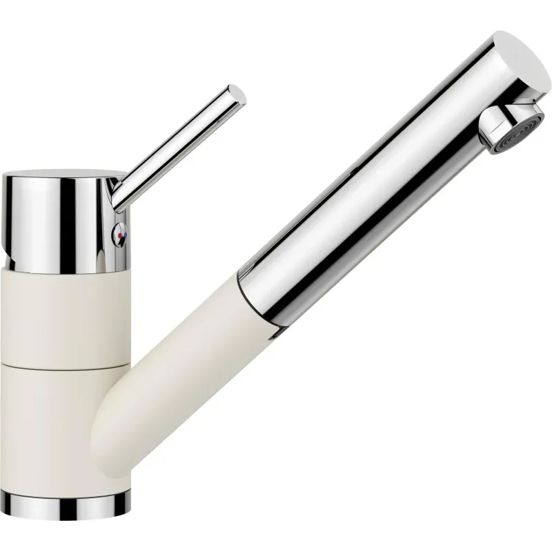 Blanco Antas-  Køkkenarmatur Silgranit -look   Soft-white Med Udtræksbruser