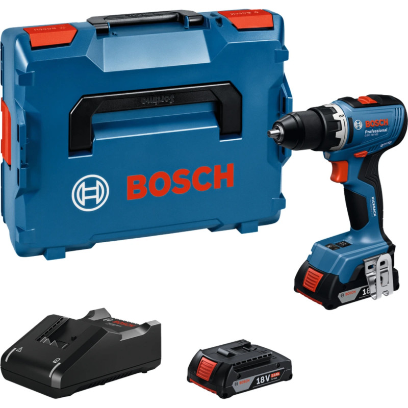 Bosch Akkubore- Skruemaskine Gsr 18v-65 2x5ah  -boxx-7443431 06019n3203