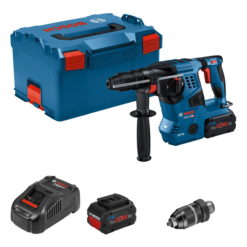 Bosch Akkuborehammer Gbh 18v-28 2x8ah -boxx 611921002