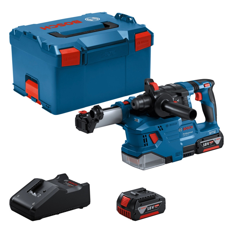 Bosch Akkuborehammer Gbh 18v-22 Gde 18v-12 2x4h -boxx 611924003