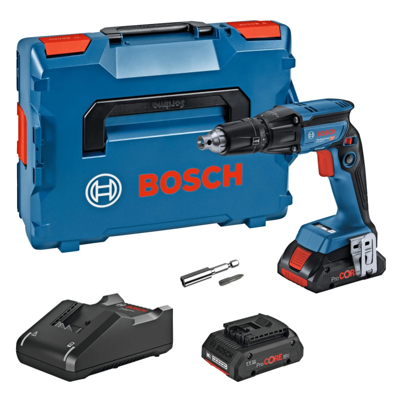 Bosch Akkugipsskruetrækker Gtb 18v-45 2x4ah    -boxx 06019k7002