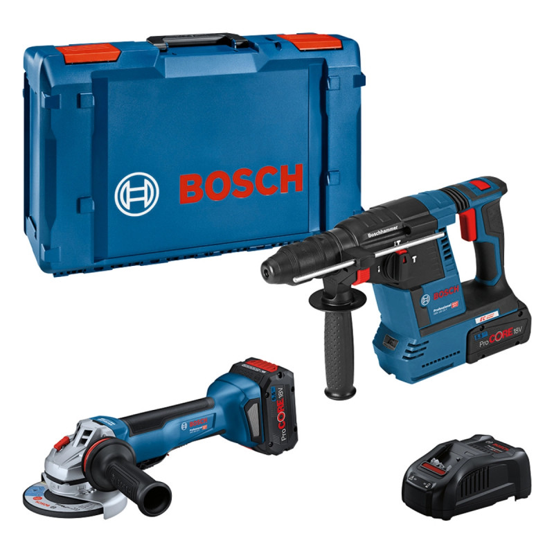 Bosch Akkusæt 18v 2x5 5ah Gws 18v-10pc Gbh 18v-26 0615990n33