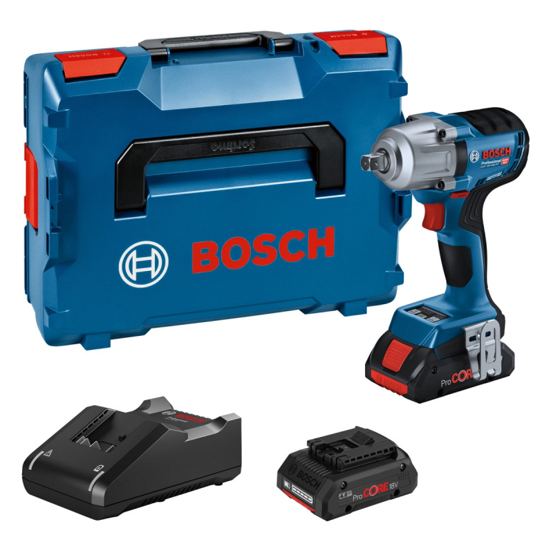 Bosch Akkuslagnøgle Gds 18v-450   2x4ah    -boxx 06019k4102