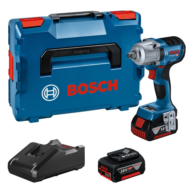Bosch Akkuslagnøgle Gds 18v-450   2x5ah  -boxx 06019k4103