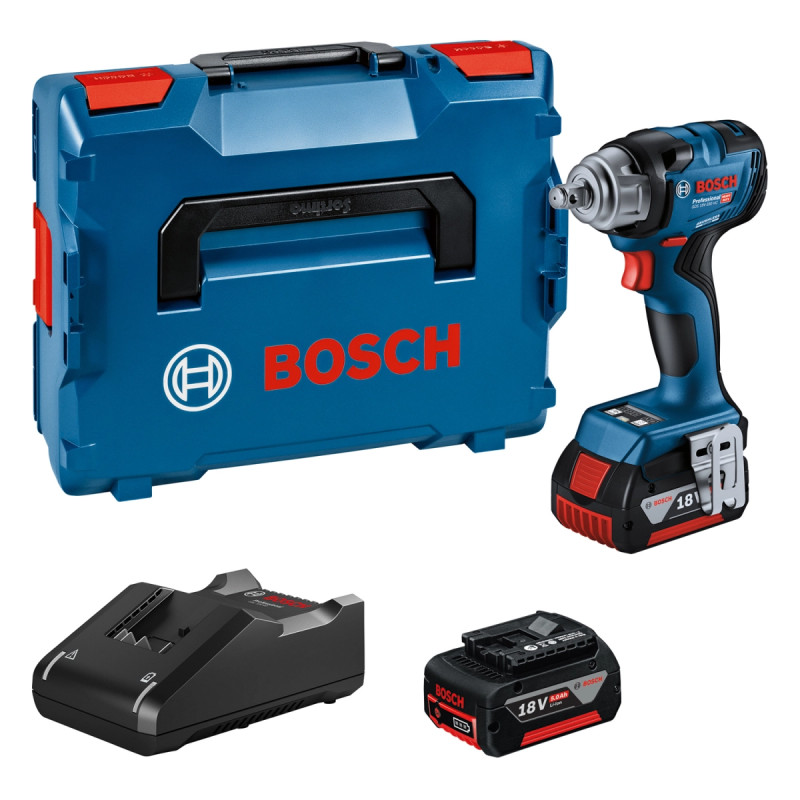 Bosch Akkuslagnøgle Gds 18v-330   2x4ah    -boxx 06019l5003