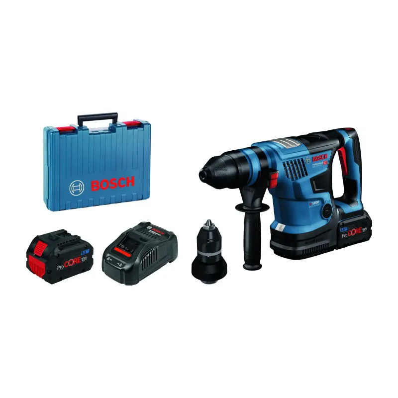 Bosch Borehammer Gbh 18v-34 2x8ah Case 0611914002
