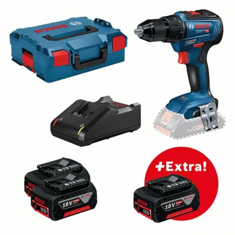 Bosch Skruemaskine Gsr 18v-55 3x5ah -boxx 0615990l8d
