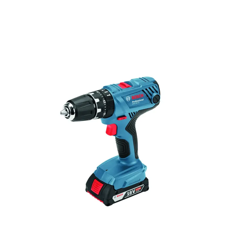 Bosch Slagboremaskine Gsb 18v-21 2x2ah  -case 06019h1109