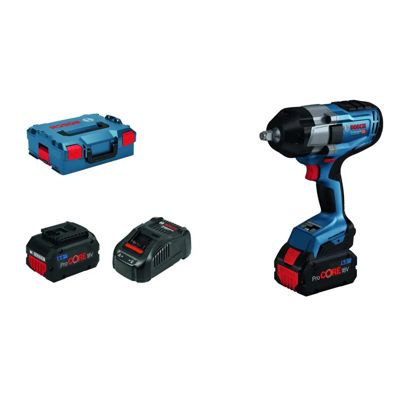 Bosch Slagnøgle Gds 18v-1000 2x8 0ah -boxx 06019j8302