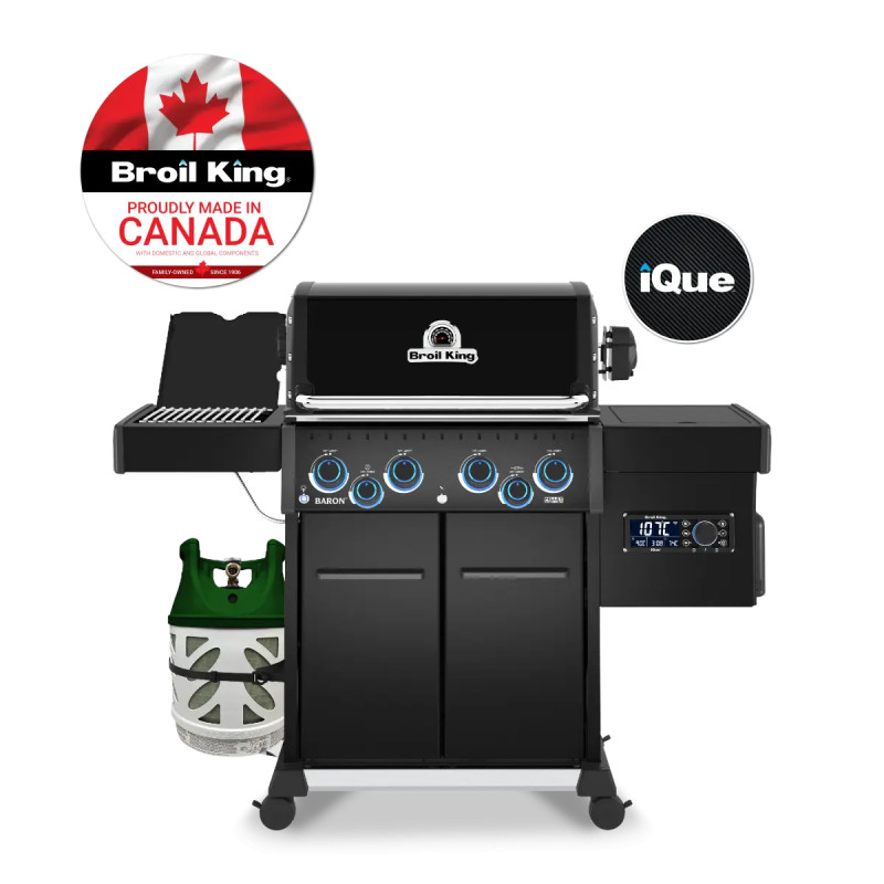 Broil King Baronâ  490 Irp Pellet-ready-series Shadow Gasgrill   Træpillegril