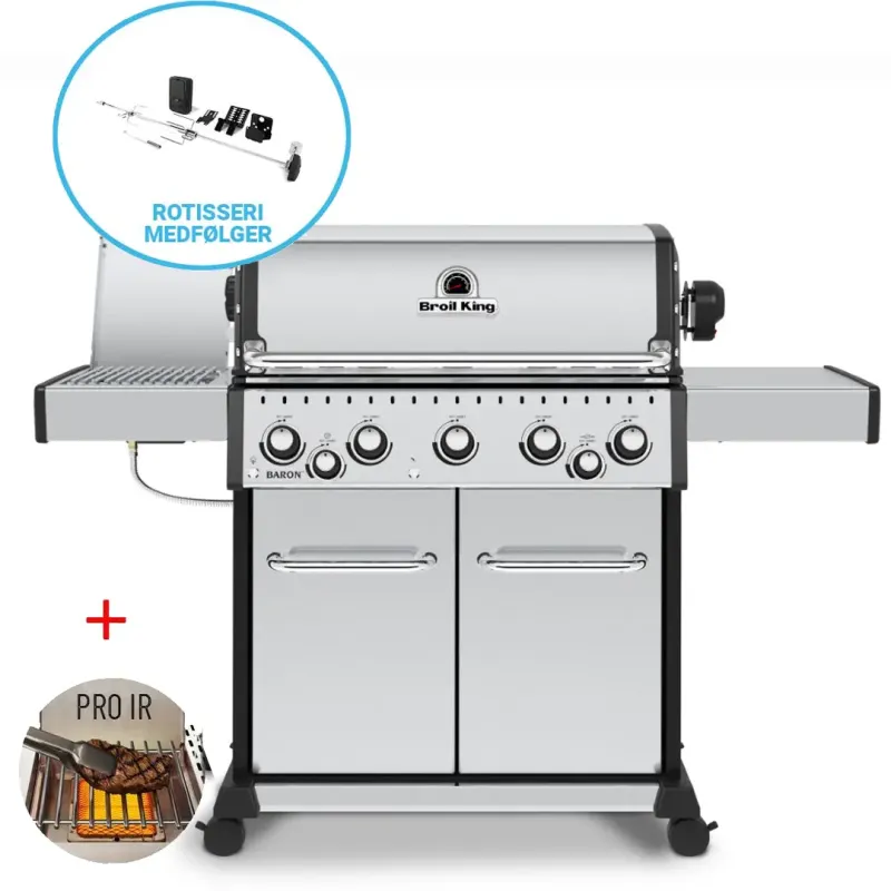 Broil King Baron S590 Pro Gasgrill – Fantastisk Tilbud!