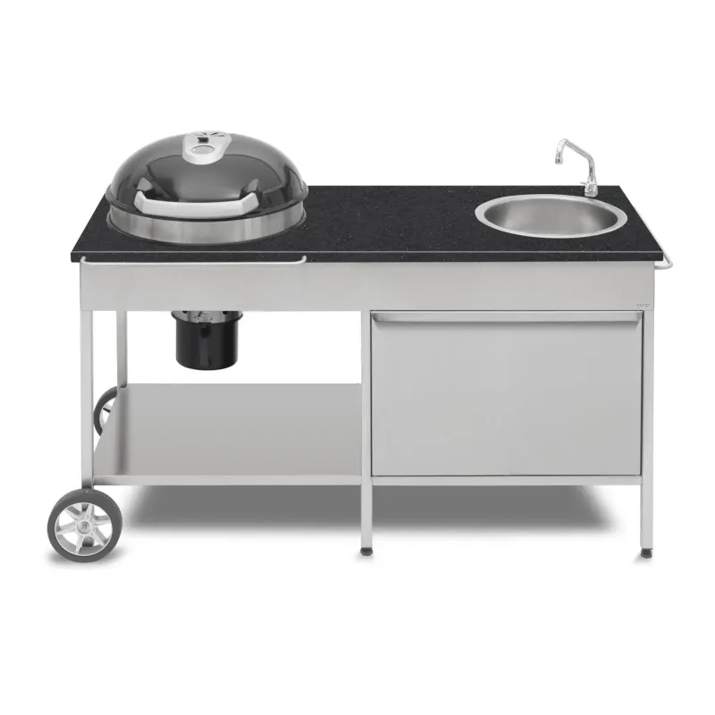 Contura Steel Underdel 16 Granit Med Skuffe 304 Stål Inkl Grill