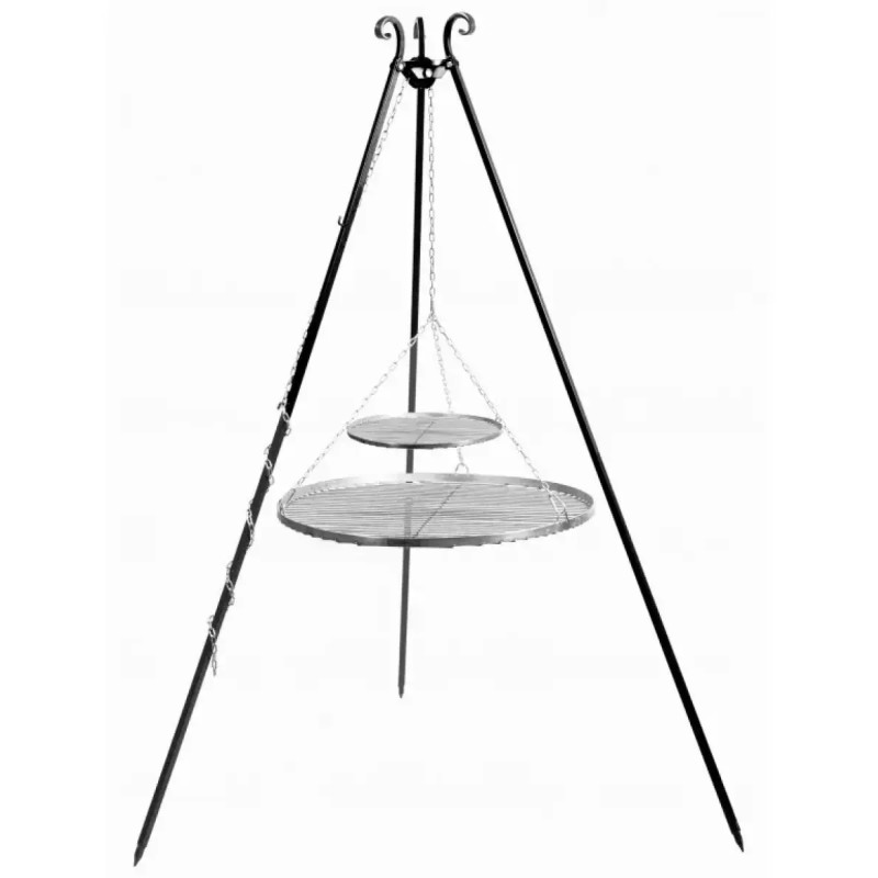 Cook King 180   Trefod Med   Grillriste   Rustfrit Stål 70     40