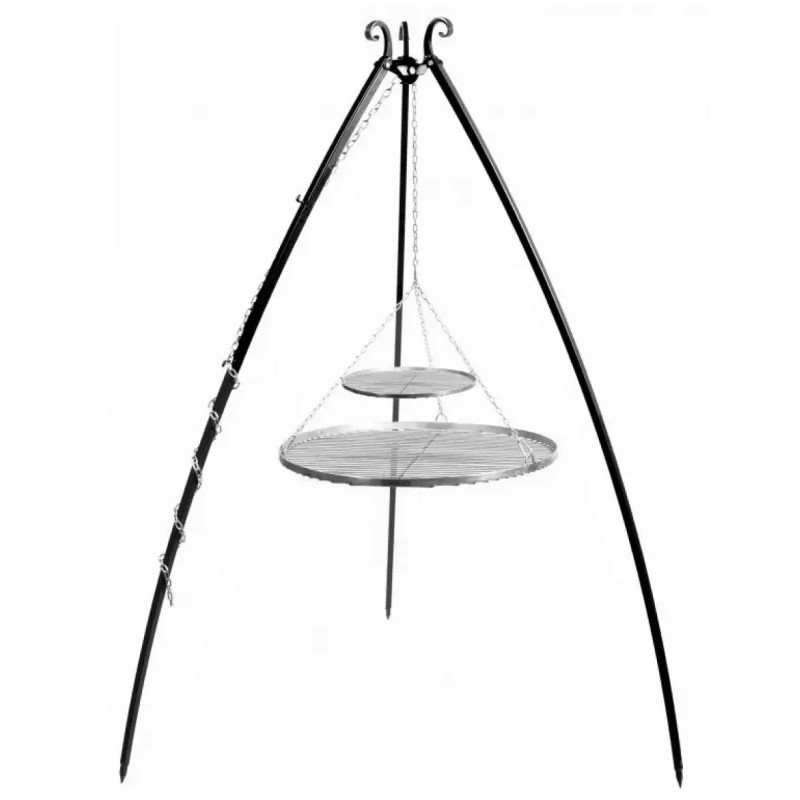Cook King 200   Trefod Med   Grillriste   Rustfrit Stål 70     40